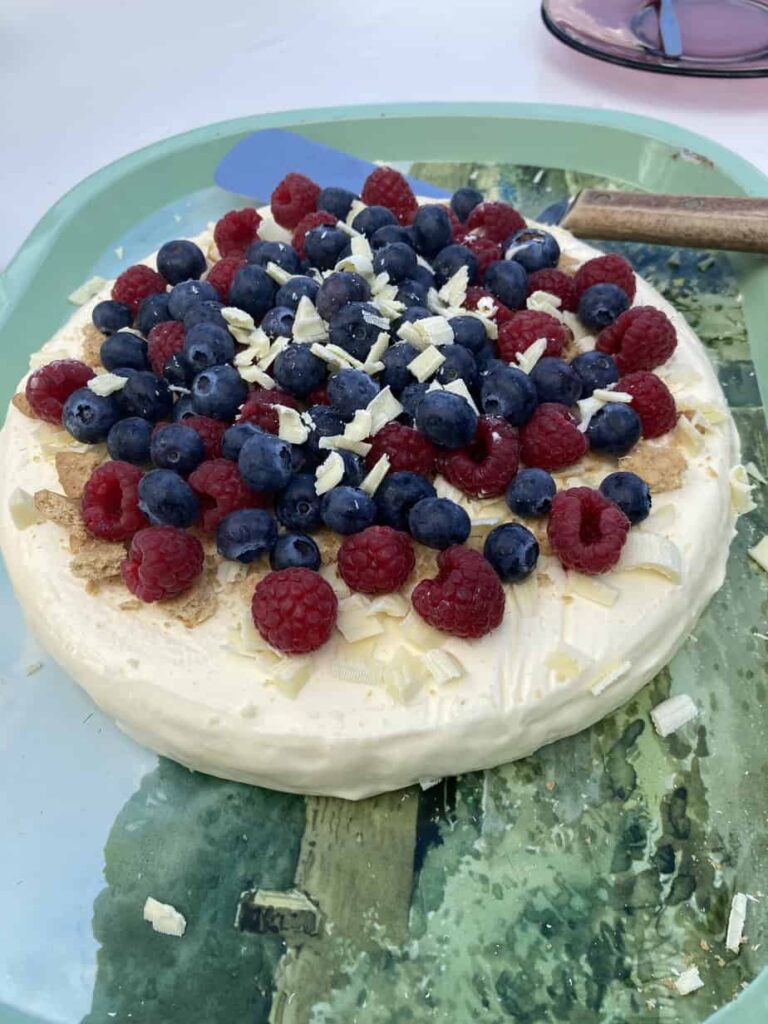 Cheesecake med bär